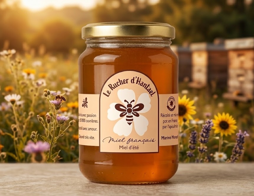 Pot de Miel d'Été du Rucher d'Hantael